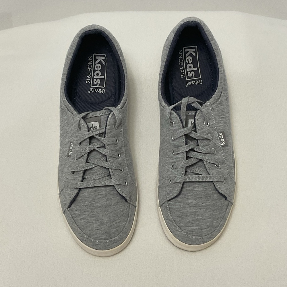 KEDS ORTHOLITE VOLLIE II GRAY SNEAKERS - SZ 7
